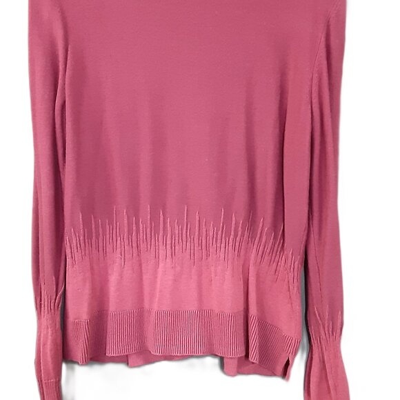 H by Halston Woman's Sweater Size MEDIUM, Long Sleeve. Two- tone style - Picture 2 of 9